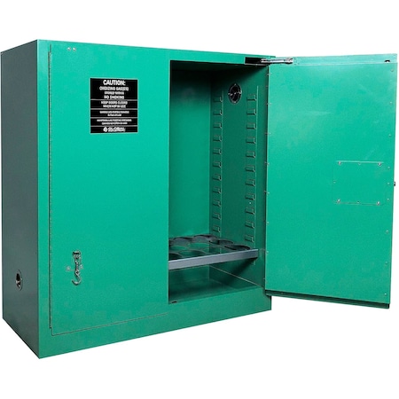Global Industrial Vertical Medical Gas Cabinet, D & E Cylinder, 24 Cylinder, Self Close 288172